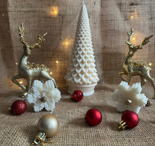 Snowflake candle