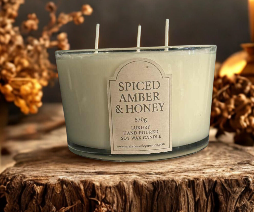 Luxury 3-Wick Soy Candle – 570g